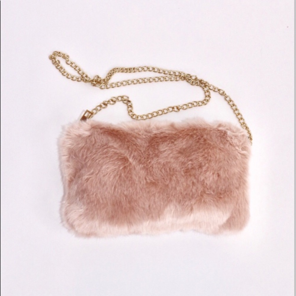 New Fierce Fur Pink Bag